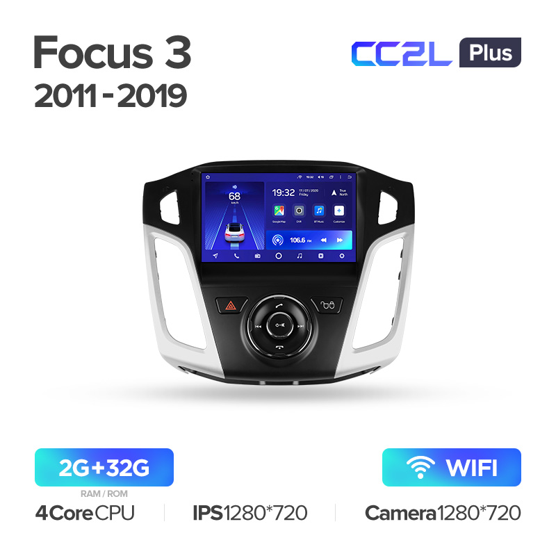 Штатная магнитола для Ford Focus 3 (2011-2019) Teyes CC2L+ PLUS (2/32) (Android 8)