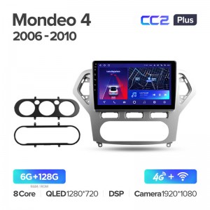 Штатная магнитола для Ford Mondeo (2007-2012)  Teyes CC2+ PLUS (6/128) (Android 10) (8 ЯДЕР, DSP, 4G)
