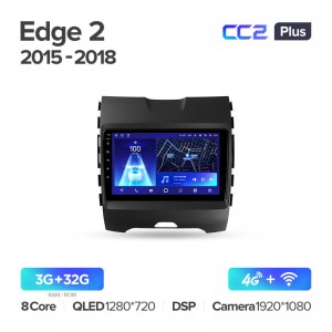 Штатная магнитола для Ford Edge (2015-2018) Teyes CC2+ PLUS (3/32) (Android 10) (8 ЯДЕР, DSP, 4G)