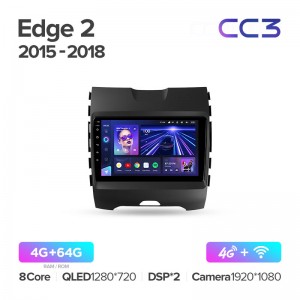 Штатная магнитола для Ford Edge (2015-2018) Teyes CC3 (4/64) (Android 10) (8 ЯДЕР, DSP, 4G)
