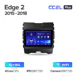 Штатная магнитола для Ford Edge (2015-2018) Teyes CC2L+ PLUS (1/16) (Android 8)