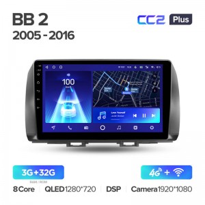 Штатная магнитола для Toyota bB 2 QNC20 2005-2016 Teyes СС2+(3/32) (Android 10)  (8 ЯДЕР, DSP, 4G)