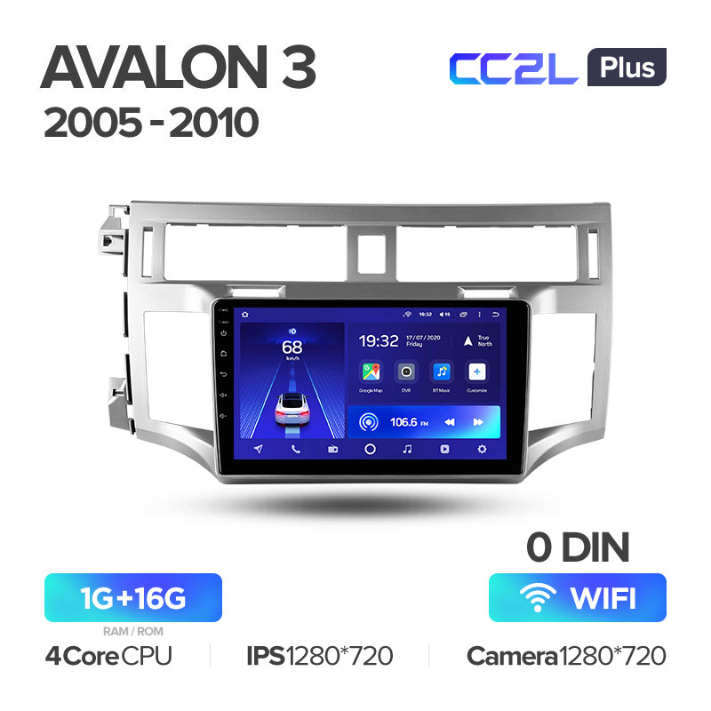 Штатная магнитола для Avalon 3  2005-2010 Teyes CC2L+(1/16) (Android 8)