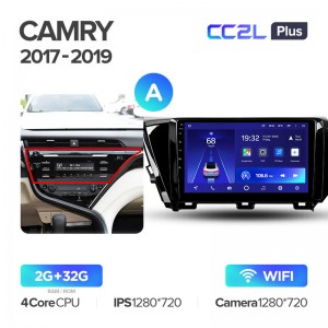 Штатная магнитола для Toyota Camry (2018+) Teyes CC2L+ PLUS (2/32) (Android 8)