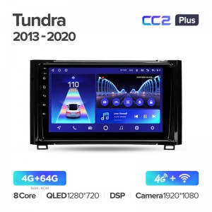 Штатная магнитола для Toyota Tundra (2013+) Teyes CC2+ PLUS (4/64) (Android 10) (8 ЯДЕР, DSP, 4G)