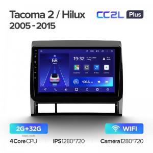 Штатная магнитола для Toyota Tacoma 2 N200 Hilux 2005-2015 Teyes CC2L+(2/32) (Android 8)