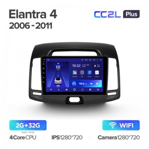 Штатная магнитола для Hyundai Elantra (2006-2011) Teyes CC2L+ PLUS (2/32) (Android 8)