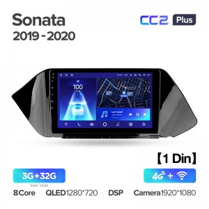 Штатная магнитола для Hyundai Sonata (2019-2020) Teyes CC2+ PLUS (3/32) (Android 10) (8 ЯДЕР, DSP, 4G)