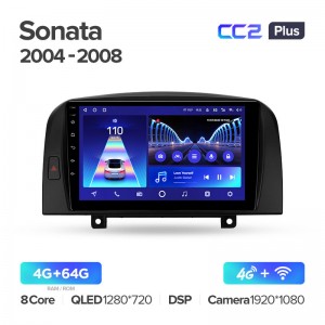 Штатная магнитола для Hyundai Sonata NF 2004-2008 Teyes СС2+(4/64) (Android 10)  (8 ЯДЕР, DSP, 4G)