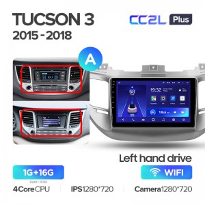 Штатная магнитола для Hyundai Tucson (2016-2018) Teyes CC2L+ PLUS (1/16) (Android 8)
