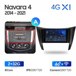 Штатная магнитола Teyes серии X1 для Nissan Navara (Frontier) IV (D23) 2014-2021 (Android 10)