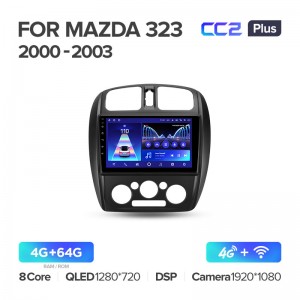 Штатная магнитола для Mazda 323 BJ 2000-2003 Teyes СС2+(4/64) (Android 10)  (8 ЯДЕР, DSP, 4G)