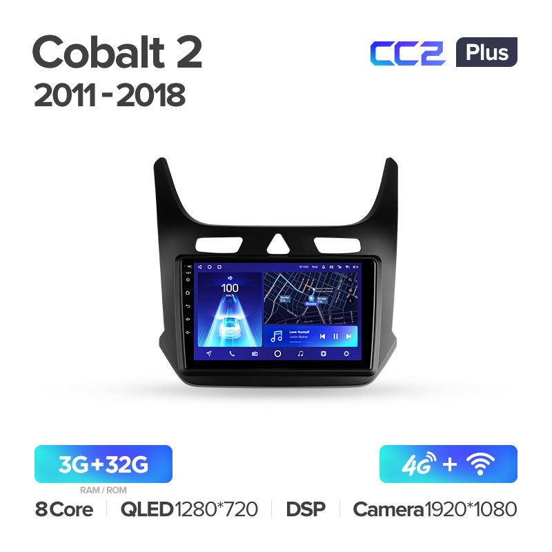 Штатная магнитола для Chevrolet Cobalt (2011-2018) Teyes CC2+ PLUS (3/32) (Android 10) (8 ЯДЕР, DSP, 4G)