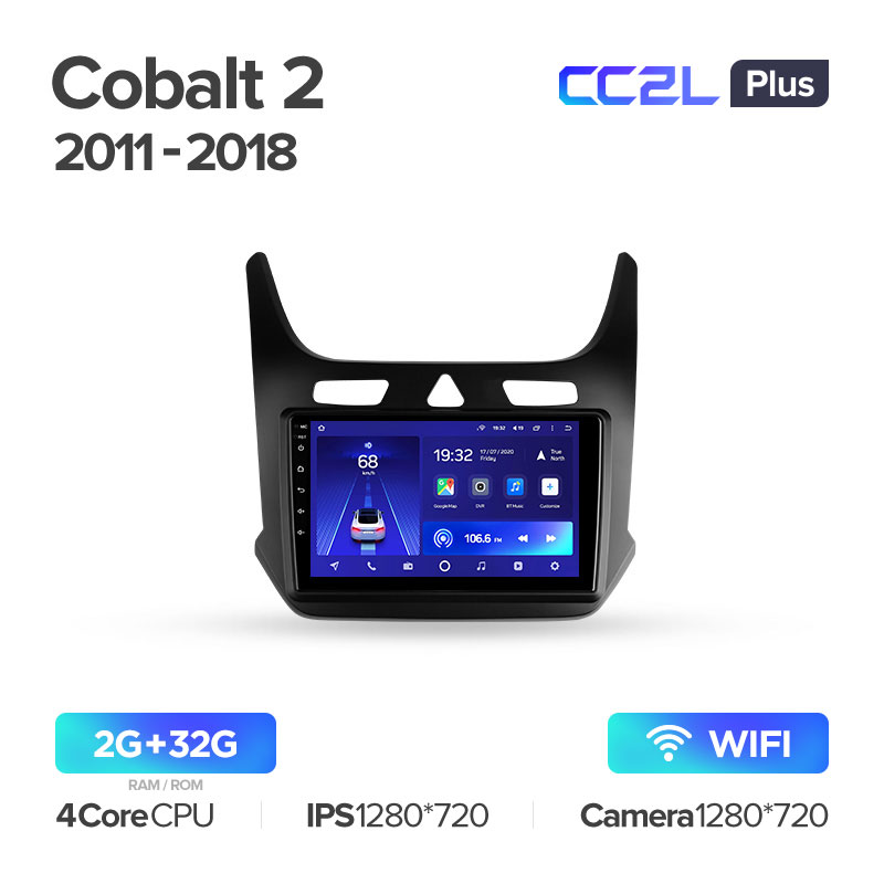 Штатная магнитола для Chevrolet Cobalt (2011-2018) Teyes CC2L+ PLUS (2/32) (Android 8)