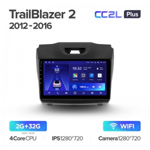 Штатная магнитола для Chevrolet TrailBlazer 2 2012-2015 Teyes CC2L+(2/32) (Android 8)