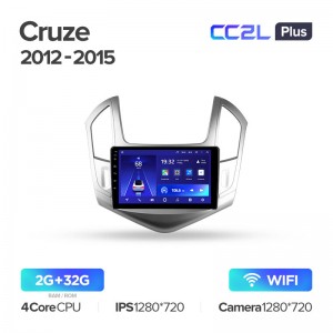 Штатная магнитола для Chevrolet Cruze J300 J308 2012-2015 Teyes CC2L+(2/32) (Android 8)