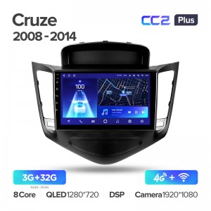 Штатная магнитола для Chevrolet Cruze (2009-2012) Teyes CC2+ PLUS (3/32) (Android 10) (8 ЯДЕР, DSP, 4G)