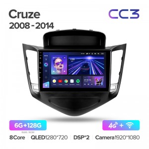 Штатная магнитола для Chevrolet Cruze (2009-2012) Teyes CC3 (6/128) (Android 10) (8 ЯДЕР, DSP, 4G)