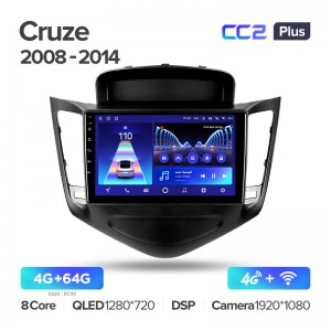 Штатная магнитола для Chevrolet Cruze (2009-2012) Teyes CC2+ PLUS (4/64) (Android 10) (8 ЯДЕР, DSP, 4G)