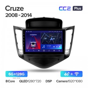 Штатная магнитола для Chevrolet Cruze (2009-2012) Teyes CC2+ PLUS (6/128) (Android 10) (8 ЯДЕР, DSP, 4G)