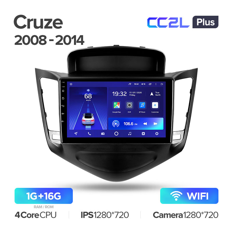 Штатная магнитола для Chevrolet Cruze (2009-2012) Teyes CC2L+ PLUS (1/16) (Android 8)