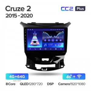 Штатная магнитола для Chevrolet Cruze (2015-2020) Teyes CC2+ PLUS (4/64) (Android 10) (8 ЯДЕР, DSP, 4G)