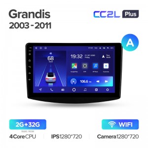 Штатная магнитола для Grandis 1 2003-2010 Teyes CC2L+(2/32) (Android 8)