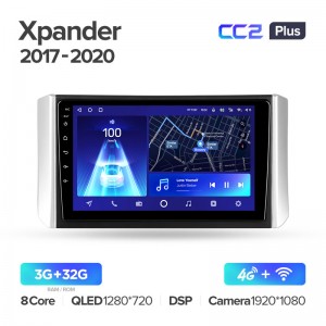 Штатная магнитола для Mitsubishi Xpander 2017-2020 Teyes СС2+(3/32) (Android 10)  (8 ЯДЕР, DSP, 4G)