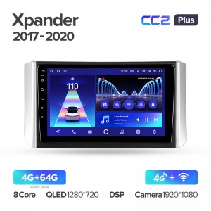 Штатная магнитола для Mitsubishi Xpander 2017-2020 Teyes СС2+(4/64) (Android 10)  (8 ЯДЕР, DSP, 4G)