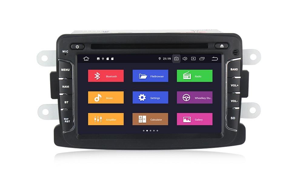Штатная магнитола для Renault Sandero (2014+) Carmedia MKD-R701-P6 (Android 9) (4 GB RAM,IPS,4G,DSP)