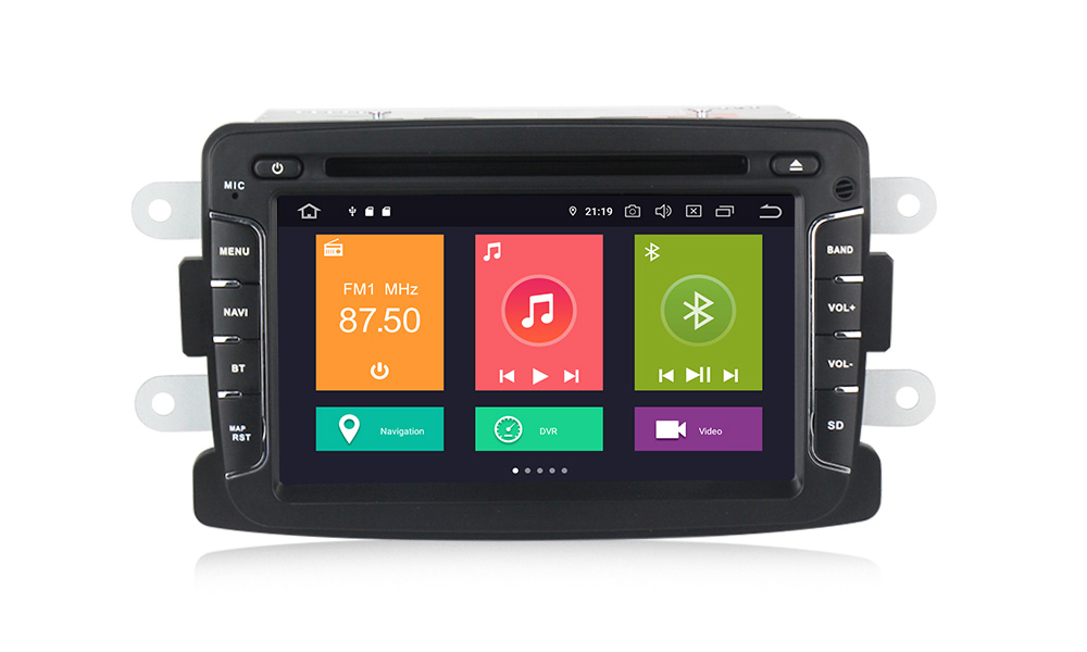 Штатная магнитола для Renault Kaptur (2016+) Carmedia MKD-R701-P30 (Android 9) (IPS-экран,DSP)