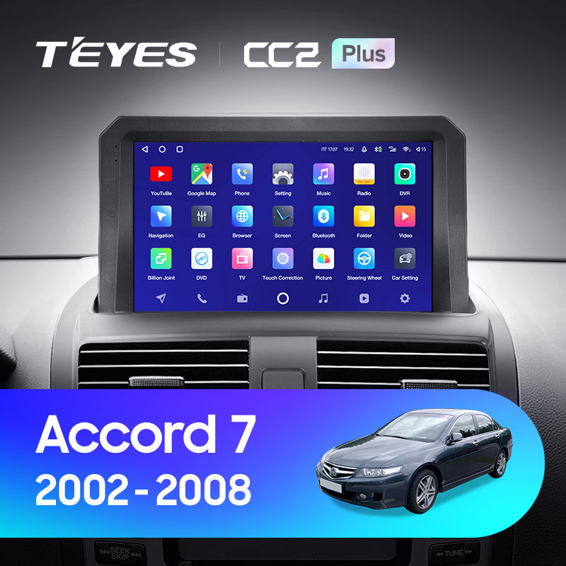 Штатная магнитола для Honda Accord 7 (2002-2007) Teyes CC2+ PLUS (3/32) (Android 10) (8 ЯДЕР, DSP, 4G)
