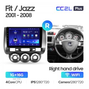 Штатная магнитола для Honda Fit/Jazz 2001-2008 Teyes CC2L+(1/16) (Android 8)