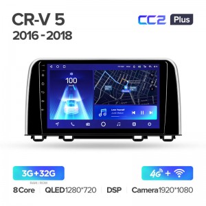 Штатная магнитола для Honda CRV (2017+) Teyes CC2+ PLUS (3/32) (Android 10) (8 ЯДЕР, DSP, 4G)