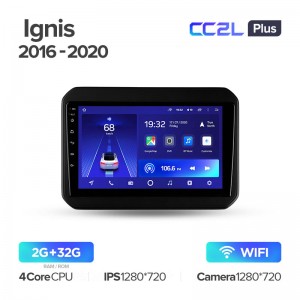 Штатная магнитола для Suzuki Ignis 2016-2020 Teyes CC2L+(2/32) (Android 8)