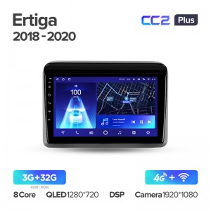 Штатная магнитола для Suzuki Ertiga 2018-2020 Teyes СС2+(3/32) (Android 10)  (8 ЯДЕР, DSP, 4G)