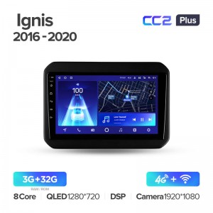 Штатная магнитола для Suzuki Ignis 2016-2020 Teyes СС2+(3/32) (Android 10)  (8 ЯДЕР, DSP, 4G)