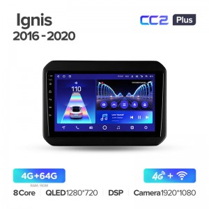 Штатная магнитола для Suzuki Ignis 2016-2020 Teyes СС2+(4/64) (Android 10)  (8 ЯДЕР, DSP, 4G)