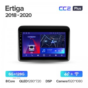 Штатная магнитола для Suzuki Ertiga 2018-2020 Teyes СС2+(6/128) (Android 10)  (8 ЯДЕР, DSP, 4G)