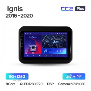 Штатная магнитола для Suzuki Ignis 2016-2020 Teyes СС2+(6/128) (Android 10)  (8 ЯДЕР, DSP, 4G)