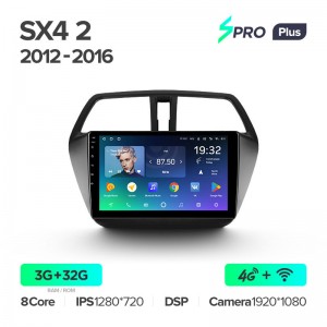 Штатная магнитола для Suzuki SX4 (2013+) Teyes SPRO+ PLUS (3/32) (Android 10) (8 ЯДЕР, DSP, 4G)