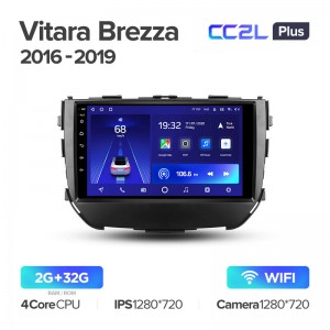 Штатная магнитола для Suzuki Vitara Brezza 2016-2019 Teyes CC2L+(2/32) (Android 8)