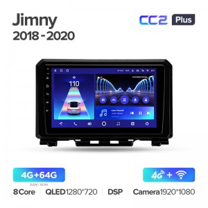 Штатная магнитола для Suzuki Jimny JB64 2018-2020 Teyes СС2+(4/64) (Android 10)  (8 ЯДЕР, DSP, 4G)