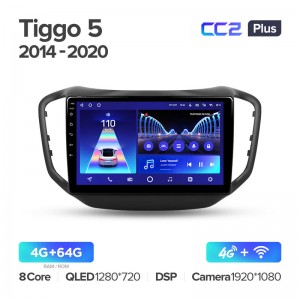 Штатная магнитола для Chery Tiggo 5 (2014-2018) Teyes CC2+ PLUS (4/64) (Android 10) (8 ЯДЕР, DSP, 4G)