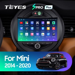 Штатная магнитола для BMW Mini 2014-2020 Teyes SPRO+(3/32) (Android 10)  (8 ЯДЕР, DSP, 4G)