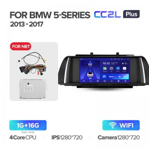 Штатная магнитола для BMW 5 Series F10 F11 (NBT) 2013-2017 Teyes CC2L+(1/16) (Android 8)