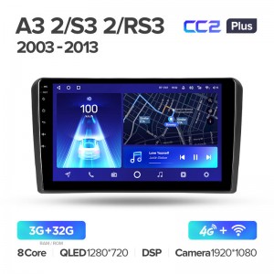 Штатная магнитола для Audi RS3 1 2011-2012  Teyes СС2+(3/32) (Android 10)  (8 ЯДЕР, DSP, 4G)