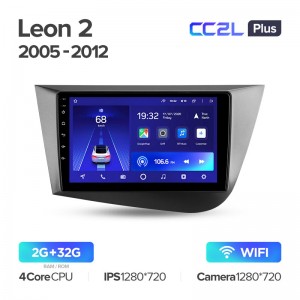 Штатная магнитола для Seat Leon 2 2005-2012 Teyes CC2L+(2/32) (Android 8)