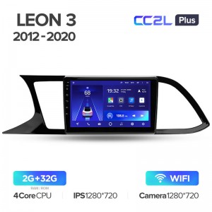 Штатная магнитола для Seat Leon 3 2012-2020 Teyes CC2L+(2/32) (Android 8)