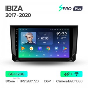 Штатная магнитола для Seat Ibiza 2017-2020 Teyes SPRO+(6/128) (Android 10)  (8 ЯДЕР, DSP, 4G)